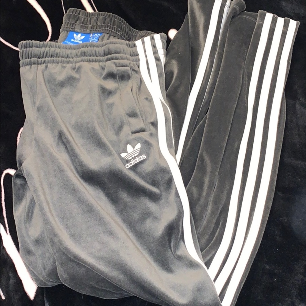 ADIDAS VELVET SWEATPANTS